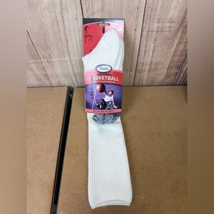 Vintage Thorlo Imperfect White Athletic Basketball Crew Socks 2 Pairs NWT